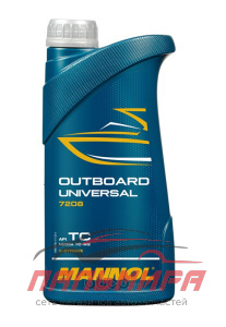 МАСЛО МОТОРНОЕ "MANNOL OUTBOARD UNIVERSAL 2T" (1Л. МИН.)