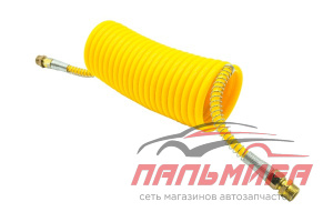 ШЛАНГ СПИРАЛЬНЫЙ ПНЕВМАТ. М22*1,5 ДЛ.7,5М ЖЕЛТЫЙ ОАО МАЗ