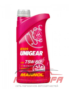 МАСЛО ТРАНСМИССИОННОЕ MANNOL UNIGEAR 75W-80 GL-4/GL-5 (1 Л СИНТ.)