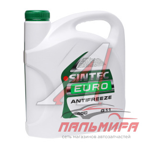 АНТИФРИЗ "SINTEC EURO" ЗЕЛЕНЫЙ (5 Л) 
