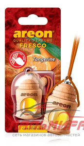 ОСВЕЖИТЕЛЬ "AREON" FRESCO МАНДАРИН (ПОДВЕСНОЙ, БУТЫЛОЧКА, ДЕРЕВО)