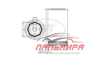 ФИЛЬТР МАСЛЯНЫЙ ЯМЗ-534 SCT