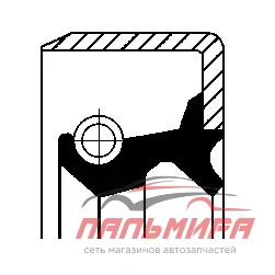 САЛЬНИК ШТОКА КПП 16X24X7 ALFA ROMEO 33 1.2-1.8TD 83-94 "CORTECO" 12015773B