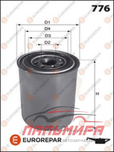 ФИЛЬТР МАСЛЯНЫЙ EUROREPAR 1611659780