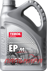 МАСЛО ТРАНСМИССИОННОЕ "TEBOIL" EP M 75W90 GL-4 (4 л п/синт.)
