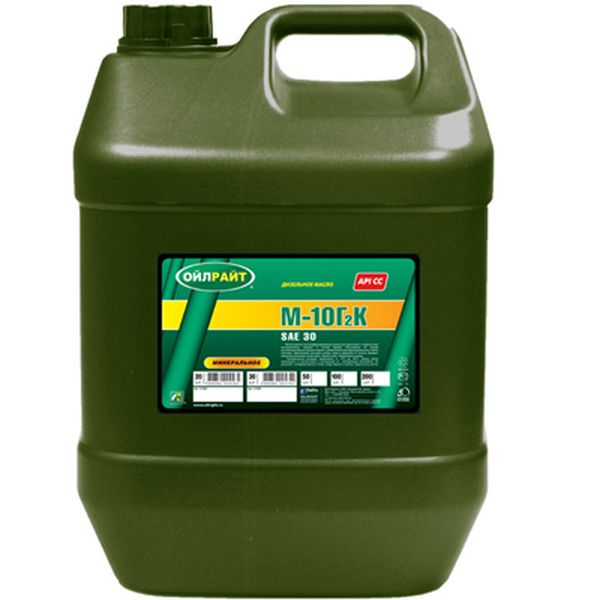 МАСЛО МОТОРНОЕ "OILRIGHT М10-Г2К" (20Л. МИН.)
