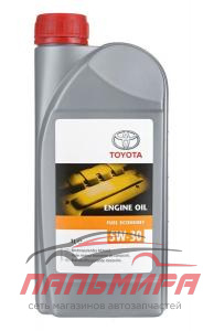ЯЯЯ МАСЛО МОТОРНОЕ "TOYOTA" Fuel Economy 5W30 API SL/CF-4, ACEA A5/B5, (1 л) 0888080846
