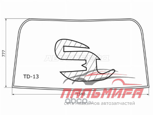 Молдинг лобового стекла TOYOTA LAND CRUISER 80 90-98