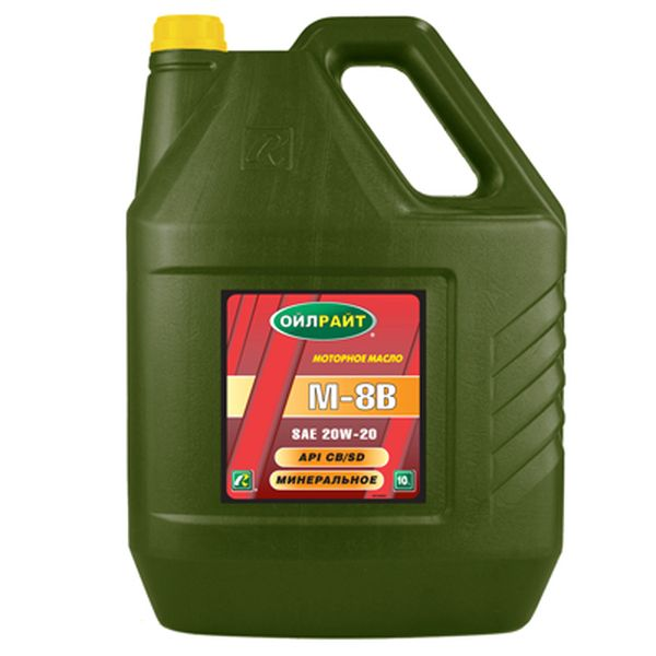 МАСЛО МОТОРНОЕ "OILRIGHT М8В" (10Л. МИН.)