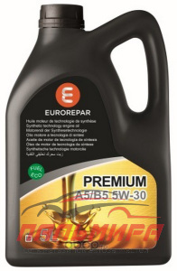 МАСЛО МОТОРНОЕ "EUROREPAR" PREMIUM A5|B5 5W/30 (5Л., СИНТ.)