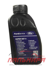 ЖИДКОСТЬ ТОРМОЗНАЯ "FORD" SUPER DOT-4 (0.5Л)