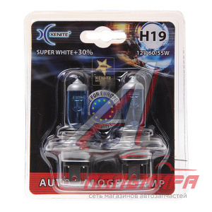 ЛАМПА ГАЛОГЕННАЯ H19 12V "XENITE" SUPER WHITE