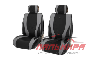 (!!!) ЧЕХЛЫ НАКИДКИ 2D"PREMIUM" PSV KINETIC 2 FRONT (ЧЕРНО-СЕРЫЕ)