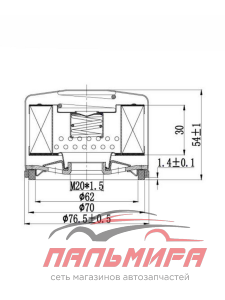 ФИЛЬТР МАСЛЯНЫЙ "TOTACHI" TC-1001 MANN (W75/3) LARGUS LOGAN SANDERO