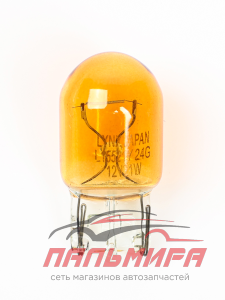 ЛАМПА WY21/W (W3+16D) 12V LYNX AMBER