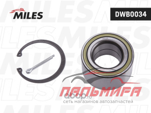DWB0034 Подшипник ступицы передний TOYOTA AVENSIS/COROLLA 97-08 (SKF VKBA 3979) DWB0034 *MILES