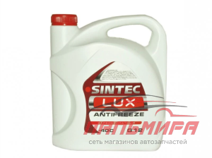 яяя 985806 АНТИФРИЗ "SINTEC LUX" КРАСНЫЙ (5 Л) G12+ (-40C)