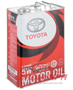 МАСЛО МОТОРНОЕ "TOYOTA SN" 5W/30 (4Л. СИН.)