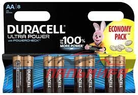 БАТАРЕЙКА "DURACELL" ULTRA LR06/AA (8 ШТ.)
