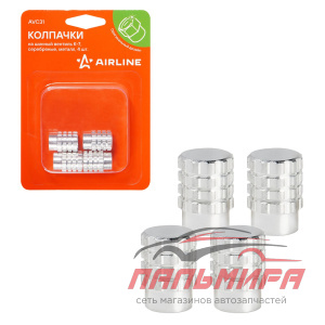 КОЛПАЧОК КАМЕРЫ К-7 (СЕРЕБРЯНЫЕ, МЕТАЛЛ, 4 ШТ)