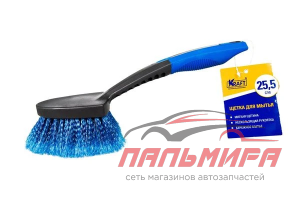 ЩЕТКА ДЛЯ МЫТЬЯ АВТОМОБИЛЯ "KRAFT" 25.5 СМ С МЯГКОЙ ЩЕТИНОЙ