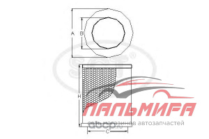(!!!) ФИЛЬТР ВОЗДУШНЫЙ TOYOTA HILUX 2004->