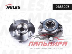 СТУПИЦА С ПОДШИПНИКОМ ПЕРЕДНЯЯ +ABS, NISSAN TIIDA 07-. MILES DB83007