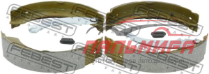 КОЛОДКИ БАРАБАННЫЕ RENAULT LOGAN 2005-2013  FEBEST 2402LOGR