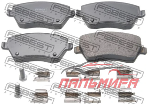 КОЛОДКИ ТОРМОЗНЫЕ ПЕРЕДНИЕ 2401CLIF
