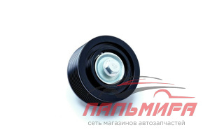 Ролик натяжителя ремня ГАЗ 406 дв.усиленный  с кронштейном "PRAVT"