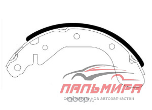 КОЛОДКИ ТОРМОЗНЫЕ БАРАБАННЫЕ DAEWOO: KALOS 02-, GENTRA 02- CHEVROLET: AVEO 02