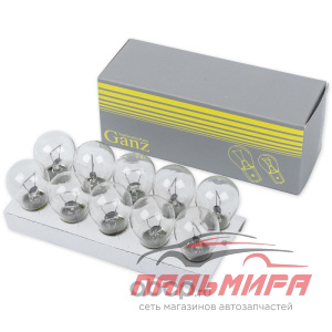 ЛАМПА P21W 24V 21W "GANZ" (BA15S)