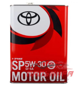 МАСЛО МОТОРНОЕ "TOYOTA MOTOR OIL" 5W/30 SP (4Л. СИН.)