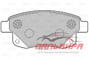 (!!!) КОЛОДКИ ТОРМОЗНЫЕ ЗАДНИЕ TRANSIT FORD TRANSIT 301738 "VALEO"