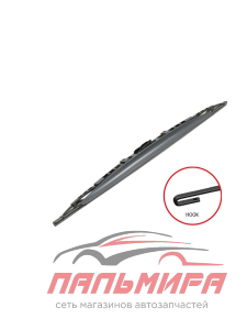 ЩЕТКА СТЕКЛООЧИСТИТЕЛЯ 60 СМ ГРАФИТОВАЯ СО СПОЙЛЕРОМ"LYNX"