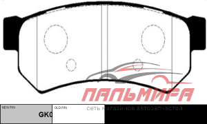 КОЛОДКИ ТОРМОЗНЫЕ ЗАДНИЕ LACETTI 98- CTR