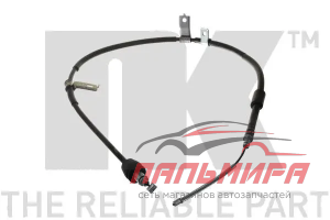 Трос стояночного тормоза KIA PICANTO 04- 1488мм лев.(бараб.тор.)