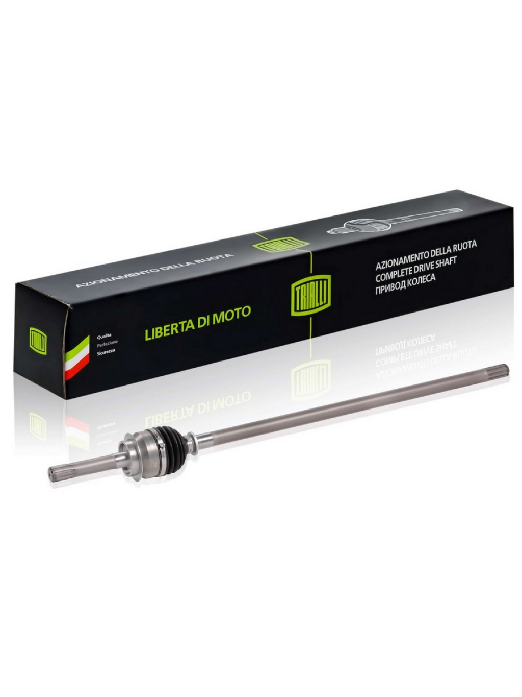 ШРУС ДЛИННЫЙ ЛЕВЫЙ УАЗ ПРОФИ "TRIALLI" МОСТ СПАЙСЕР  1110 ММ GO 353