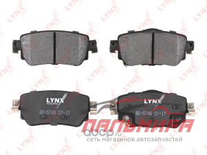 КОЛОДКИ  ТОРМОЗНЫЕ ЗАДНИЕ NISSAN QASHQAI LYNX BD5748