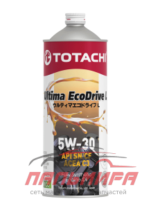 МАСЛО МОТОРНОЕ "TOTACHI ULTIMA ECODRIVE L" 5W/30 SN/CF (1Л. СИН.)