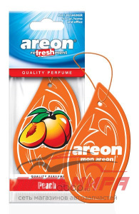ОСВЕЖИТЕЛЬ ПОДВЕСНОЙ "AREON" REFRESHMENT ПЕРСИК (КАРТОН)