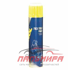 ОЧИСТИТЕЛЬ САЛОНА ПЕННЫЙ "MANNOL" TEXTILE FOAM 650 МЛ.