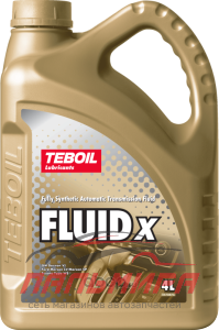 МАСЛО ТРАНСМИССИОННОЕ TEBOIL FLUID X  DEXRON VI  4Л.  СИНТЕТИКА