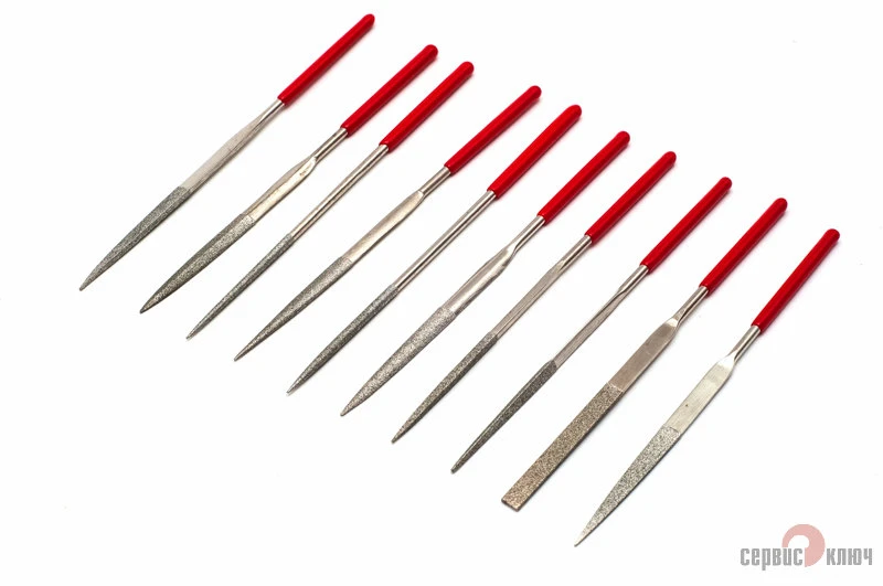 НАБОР НАДФИЛЕЙ АЛМАЗНЫХ 10 ПРЕДМ СЕРИС КЛЮЧ 72832