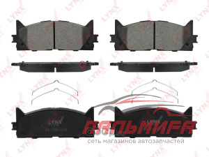 КОЛОДКИ ТОРМОЗНЫЕ ДИСКОВЫЕ ПЕРЕДНИЕ Toyota Camry (V40) LYNXAUTO 