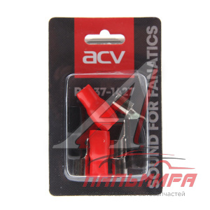 КЛЕММА ВИЛКА D-4.2ММ/4AWG ACV RM37-1427 (2 КРАС.+2 ЧЕРН.)