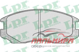 (!!!) Колодки тормозные дисковые, комплект MITSUBISHI Lancer [05P502]