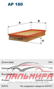 Фильтр воздушный MITSUBISHI Carisma