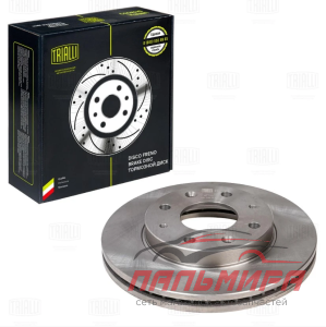 ДИСК ТОРМОЗНОЙ HYUNDAI ELANTRA (00-)/MATRIX (01-) ПЕРЕД. D=257 "TRIALLI"