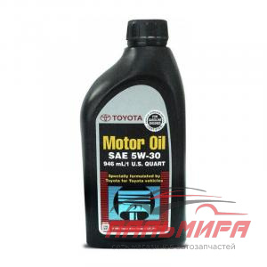 МАСЛО МОТОРНОЕ "TOYOTA MOTOR OIL" 5W/30 SM/SN (0.946Л. СИН.)